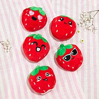 Emotional Support Strawberries - Cuddly Plush Comfort Food