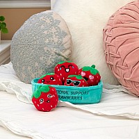 Emotional Support Strawberries - Cuddly Plush Comfort Food