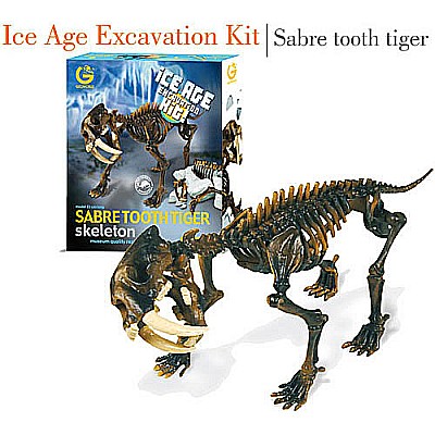 Ice Age Excavation Kit Saber Tooth Tiger