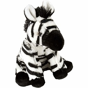 Baby Zebra Stuffed Animal - 8"