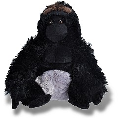 Silverback Gorilla Stuffed Animal - 12"