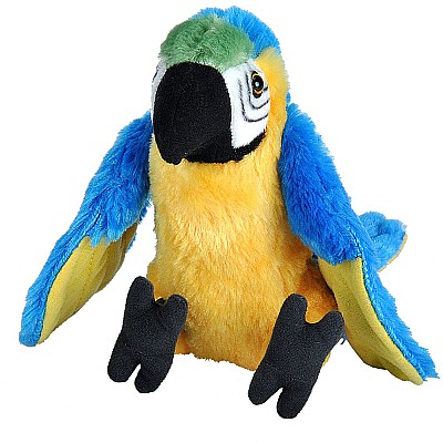 Macaw Parrot Stuffed Animal - 8"