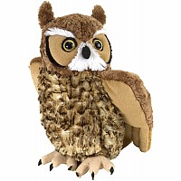 Great Horned Owl Stuffed Animal - 12"