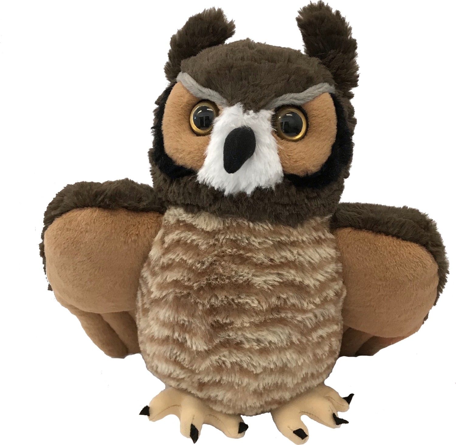 Great Horned Owl Stuffed Animal - 12