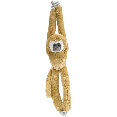 Hanging White Handed Gibbon Stuffed Animal - 20"