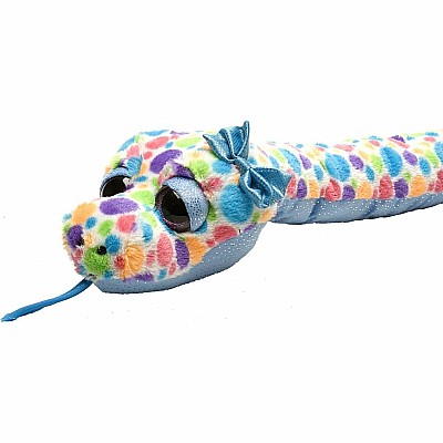 Colorful Polka Dot Snake Stuffed Animal - 54"