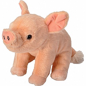 large stuffed pig toy