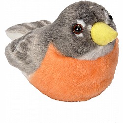 Audubon II American Robin Stuffed Animal - 5"