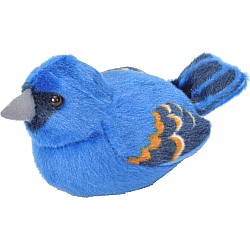Audubon Ii Blue Grosbeak Stuffed Animal - 5"
