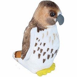 Audubon II Red-tailed Hawk Stuffed Animal with Sound - 5"