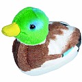 Audubon II Mallard Duck Stuffed Animal with Sound - 5"