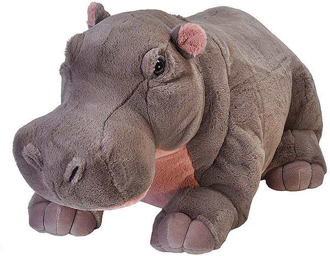 Hippo Stuffed Animal - 30 - The Toy Box Hanover