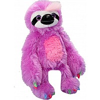 Colorful Sloth Stuffed Animal - 12"