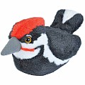 Audubon II Pileated Woodpecker Stuffed Animal with Sound - 5