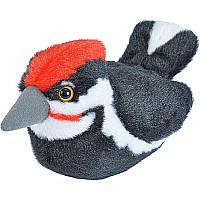 Audubon II Pileated Woodpecker Stuffed Animal with Sound - 5"