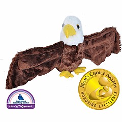 Huggers Bald Eagle Stuffed Animal - 8"
