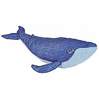 Blue Whale Stuffed Animal - 15"