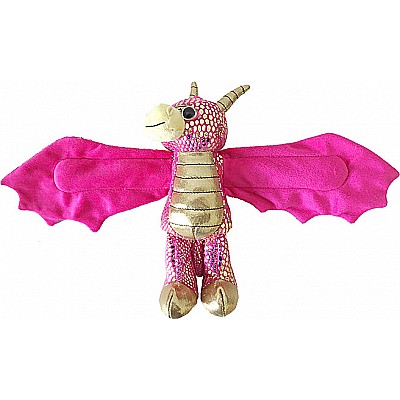 Huggers Golden Dragon Stuffed Animal - 8"