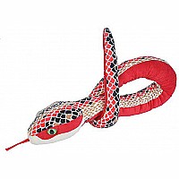 Red Scales Snake Stuffed Animal - 54