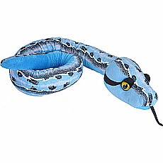 Slipstream Blue Snake Stuffed Animal - 54"