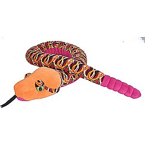 Tribal Orange Snake Stuffed Animal - 54"