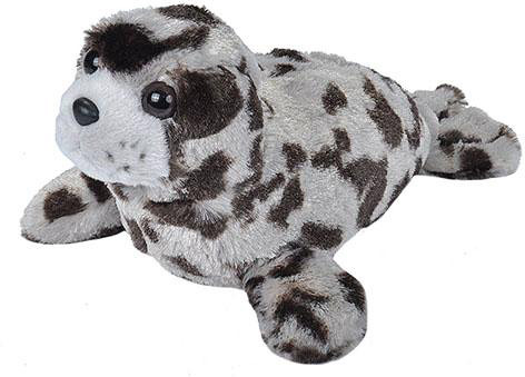 spotted seal stuffed animal