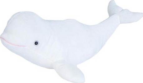 stuffed beluga whale large