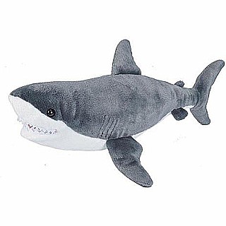 Great White Shark Stuffed Animal - 15"