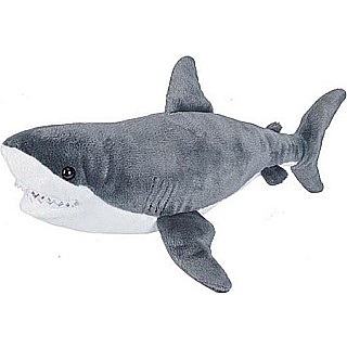 Great White Shark Stuffed Animal - 15"