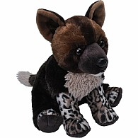African Painted Dog Pup Stuffed Animal - 12"