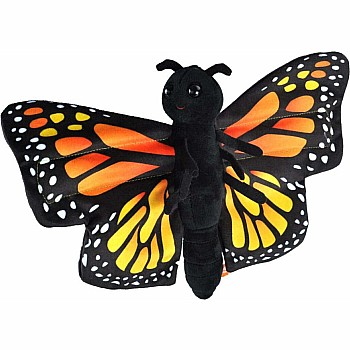 Huggers Monarch Butterfly Stuffed Animal - 8"