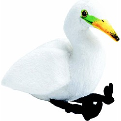 Audubon II Egret Stuffed Animal with Sound - 5