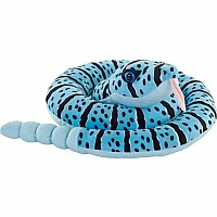 Green Snakes Blue Rock Rattlesnake Stuffed Animal - 36"