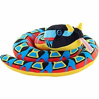 Green Snakes Rhino Viper Stuffed Animal - 36"