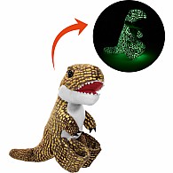 Huggers Glow In The Dark T-Rex Stuffed Animal - 8