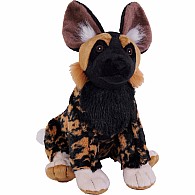 Cuddlekins Eco African Wild Dog Stuffed Animal - 12