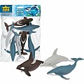 Polybag of Whale & Dolphin Figurines