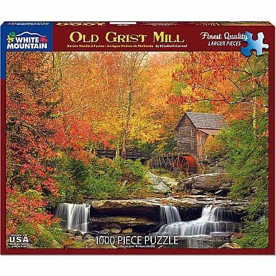 Old Grist Mill - 1000 Piece - White Mountain Puzzles