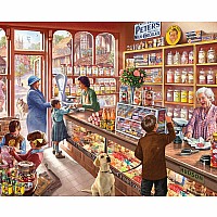 White Mountain Puzzles Old Candy Store 1000 Pieces
