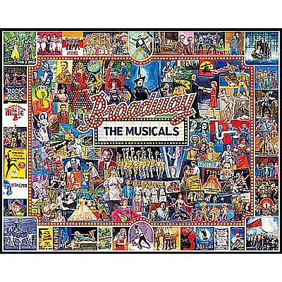 Broadway (1000 pc) White Mountain 