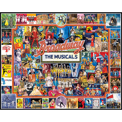 Broadway - 1000 Pieces Puzzle-White Mountain Puzzles - Frames Games ...