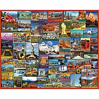 Best Places in America - 1000 Piece - White Mountain Puzzles
