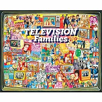 TV Families-1000 Piece Puzzle-White Mountain Puzzles