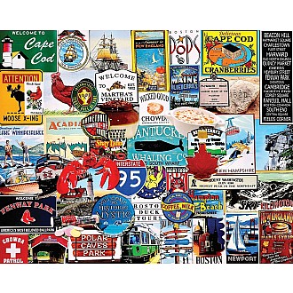 I Love New England -1000 Piece Puzzle-White Mountain Puzzles