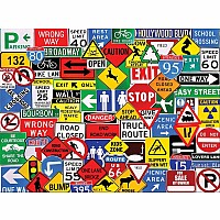Road Signs (550 pc) White Mountain