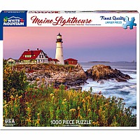 Maine Lighthouse - 1000 Piece - White Mountain Puzzles