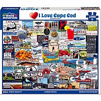 I Love Cape Cod - 1000 Piece - White Mountain Puzzles