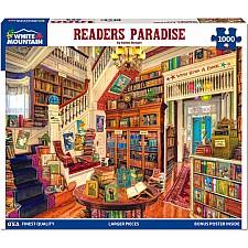 Reader’s Paradise - 1000 Piece - White Mountain Puzzles