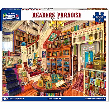 Reader’s Paradise - 1000 Piece - White Mountain Puzzles
