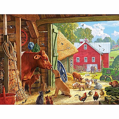 Barnyard Buddies - 500 Piece - White Mountain Puzzles